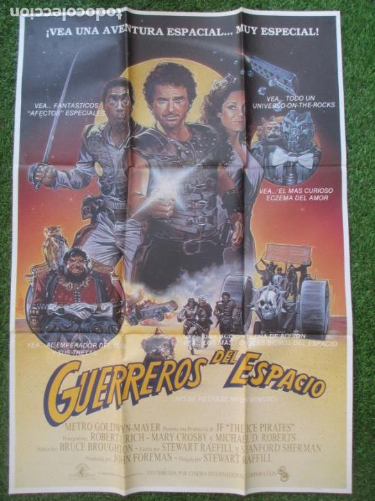 Kino: CARTEL CINE GUERREROS DEL ESPACIO ROBERT URICH 1984 C1859