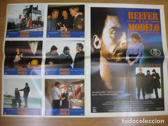 Cinema: reefer y la modelo- 6 fotocromos y poster cartel originales del estreno joe comerford Ian McElhinney