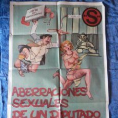 Cine: POSTER ORIGINAL: ABERRACIONES SEXUALES DE UN DIPUTADO DE 70 X 100