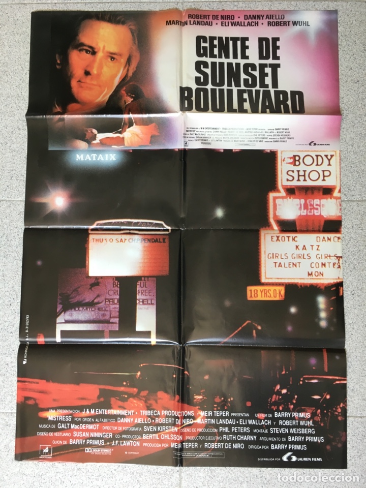 Gente de Sunset boulevard