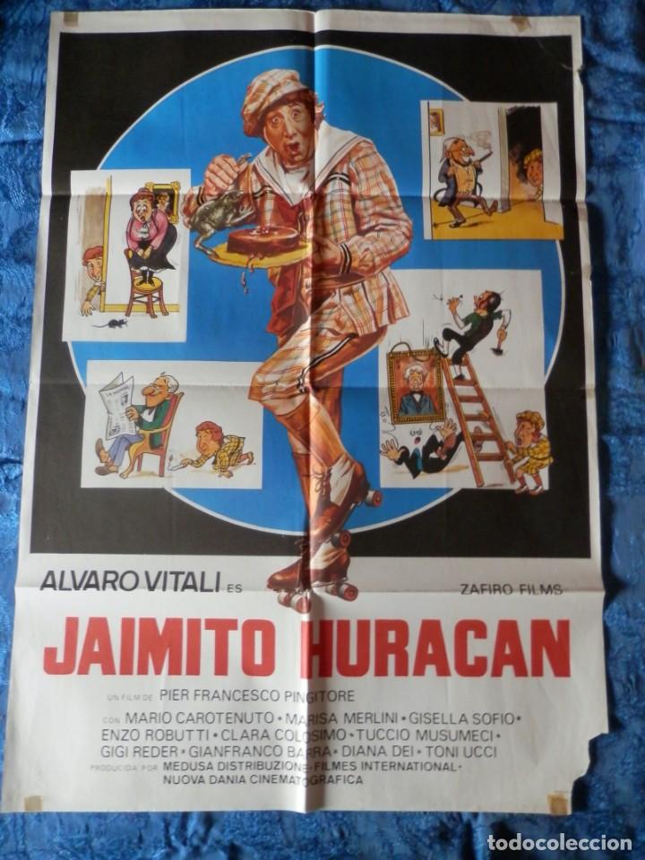 POSTER ORIGINAL: JAIMITO HURACAN 70 X 100 CENTÍMETROS (Cine - Posters y Carteles - Clasico Español)