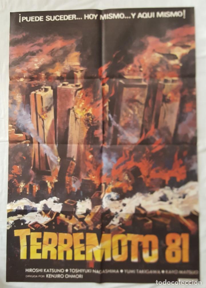 Cine: P&Oacute;STER ORIGINAL TERREMOTO 81 - Foto 2