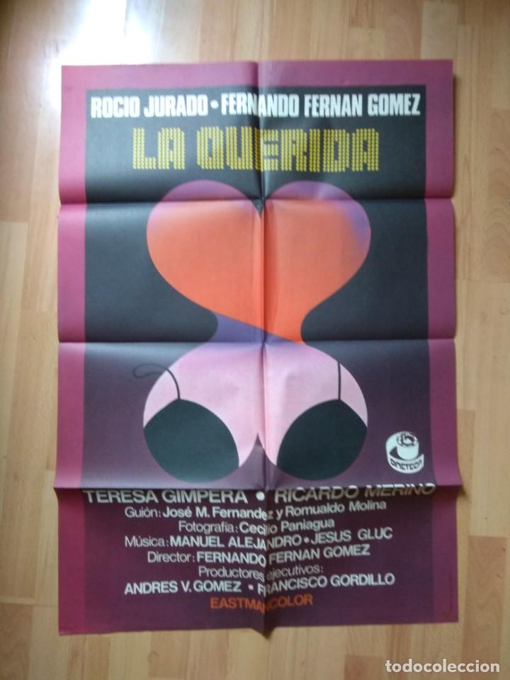 Cine: POS-2-POSTER DE LA PELICULA-- LA QUERIDA - Foto 1