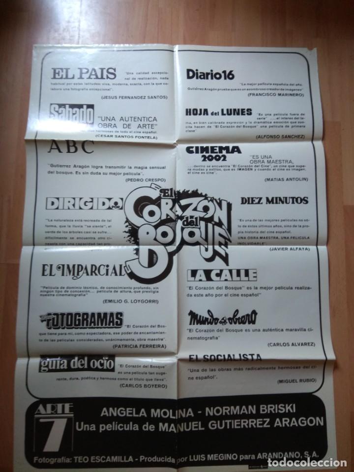 Cine: 3-POS--POSTER DE LA PELICULA-- EL CORAZON DEL BOSQUE - Foto 1