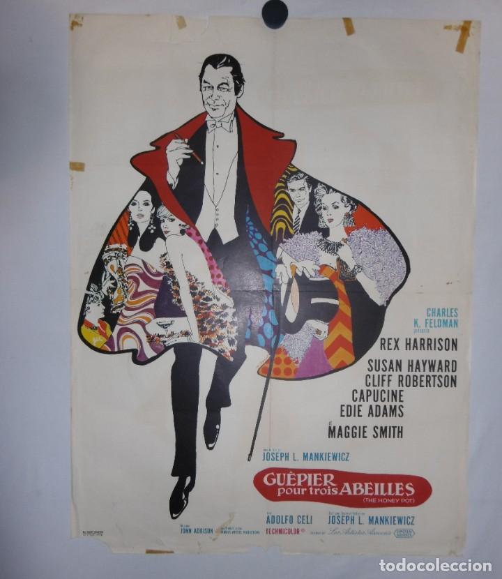 Cine: GUEPIER POUR TROIS ABELLES - 1967 - 80 x 60 - LITOGRAFICO