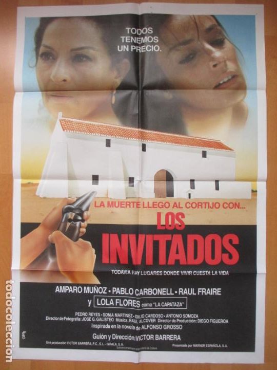 Cine: CARTEL CINE, LOS INVITADOS, AMPARO MU&Ntilde;OZ, PABLO CARBONELL, LOLA FLORES, C541
