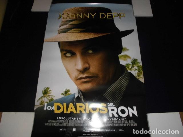 Cine: LOS DIARIOS DEL RON- POSTER O CARTEL DE CINE ORIGINAL.