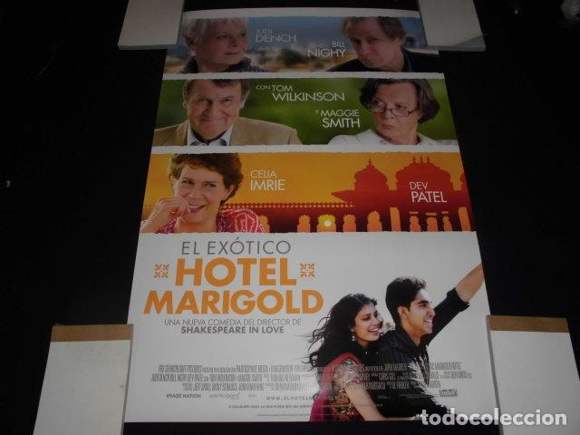 Cinema: EL EX&Oacute;TICO HOTEL MARIGOLD - POSTER O CARTEL DE CINE ORIGINAL.