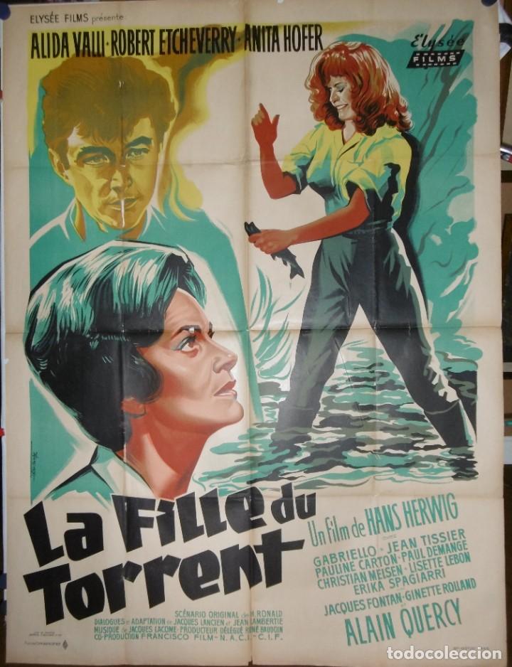 Cine: LA FILLE DU TORRENT - 160 x 120cm - 1962 - LITOGRAFICO