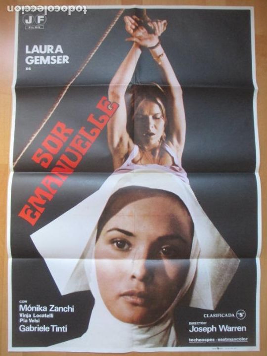 Cinema: CARTEL CINE, SOR EMANUELLE, LAURA GEMSER, MONIKA ZANCHI, CLASIFICADA S, 1978, C818