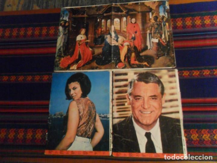 Cine: P&Oacute;STER CARY GRANT Y MADALENA IGLESIAS 33X26 CMS. REGALO LA ADORACI&Oacute;N DE LOS MAGOS DE MEMLING. RAROS.