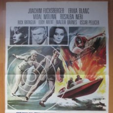 Cine: CARTEL CINE, MISION EN GINEBRA, JOACHIM FUCHSBERGER, ERIKA BLANC, 1968, C853