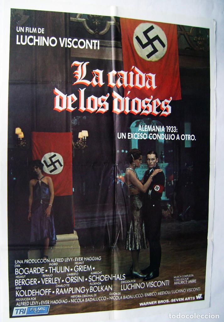 Cinema: LA CAIDA DE LOS DIOSES, de Luchino Visconti. POSTER 70 X 100 cms.
