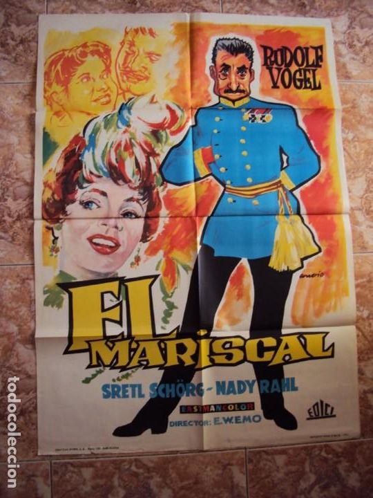 Cine: (CINE-68)EL MARISCAL RUDOLF VOGEL POSTER ORIGINAL
