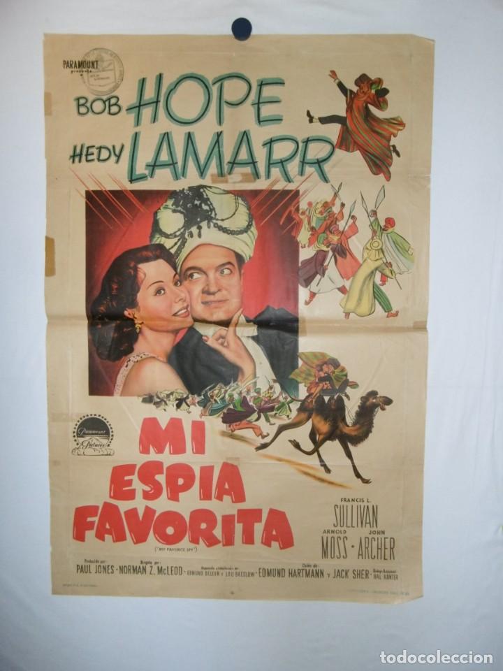 Cinema: MI ESP&Iacute;A FAVORITA -110 x 75 - 1951 - LITOGRAFICO
