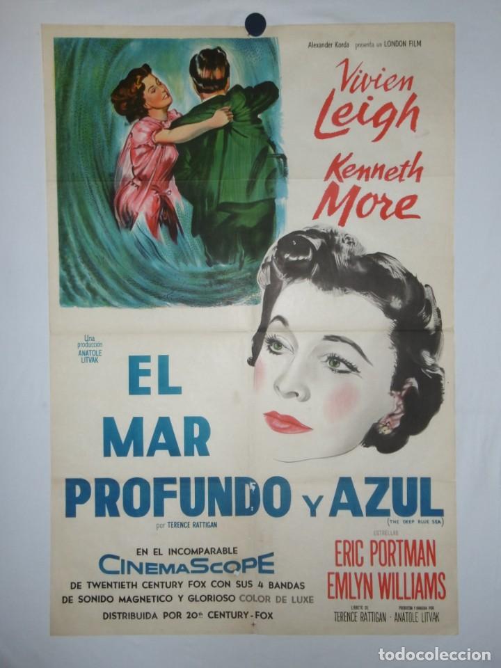 Cinema: el mar profundo y azul - 110 x 75 - 1956 - litografico