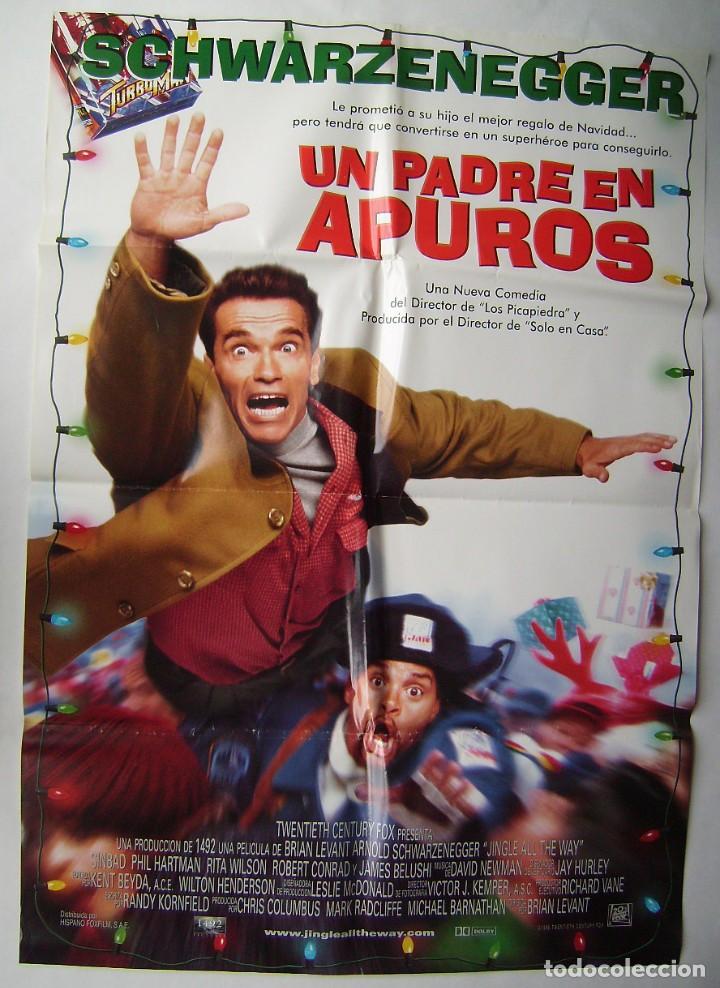 Cinema: UN PADRE EN APUROS, CON ARNOLD SCHWARZENEGGER. POSTER 68,5 X 97 CMS.. 1996.