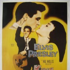 Cine: ELVIS PRESLEY, KING CREOLE . POSTER 66,5 X 100 CMS.. Lote 363266235