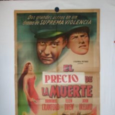 Cine: EL PRECIO DE LA MUERTE - 1968 - 110 X 75 - LITOGRAFICO