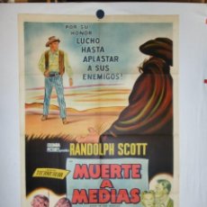 Cine: MUERTE A MEDIAS - 1951 - 110 X 75 CM - LITOGRAFICO