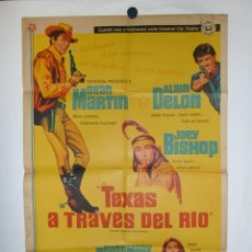 Cine: TEXAS A TRAVES DEL RIO - 1966 - 110 X 75 CM - LITOGRAFICO