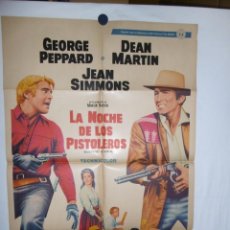 Cine: LA NOCHE DE LOS PISTOLEROS - 1967 - 110 X 75 CM - LITOGRAFICO