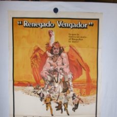 Cine: EL RENEGADO VENGADOR - 1972 - 110 X 75 CM - LITOGRAFICO