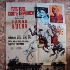 Cinema: (CINE-371)TARAS BULBA TONY CURTIS YUL BRYNNER MCP POSTER ORIGINAL. Lote 213487875