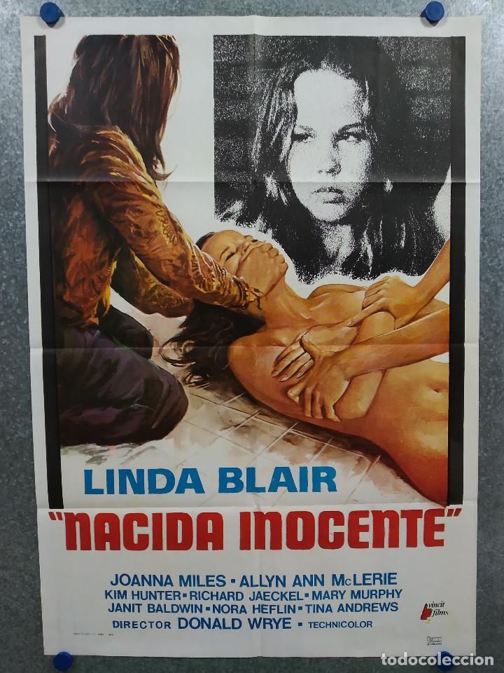 Cinema: Nacida inocente. Linda Blair, Joanna Miles, Kim Hunter. A&Ntilde;O 1976. POSTER ORIGINAL