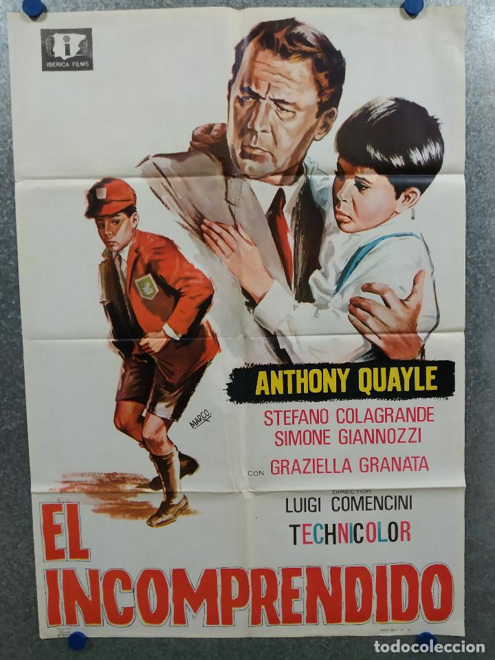 Cinema: El incomprendido. Anthony Quayle, Stefano Colagrande A&Ntilde;O 1968. POSTER ORIGINAL