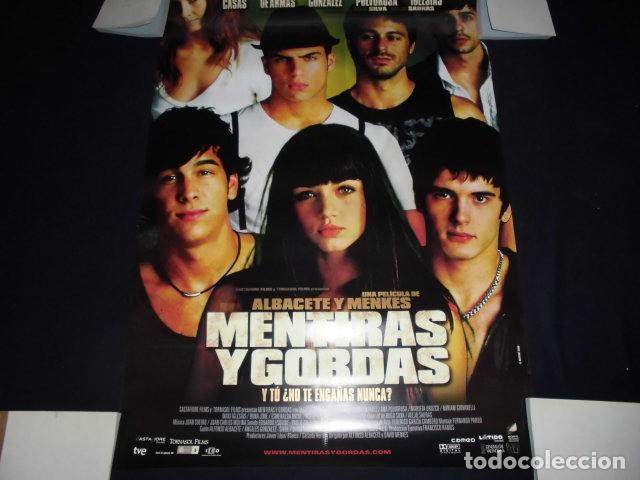 Cine: MENTIRAS Y GORDAS - POSTER O CARTEL DE CINE. ORIGINAL DE LA PELICULA.