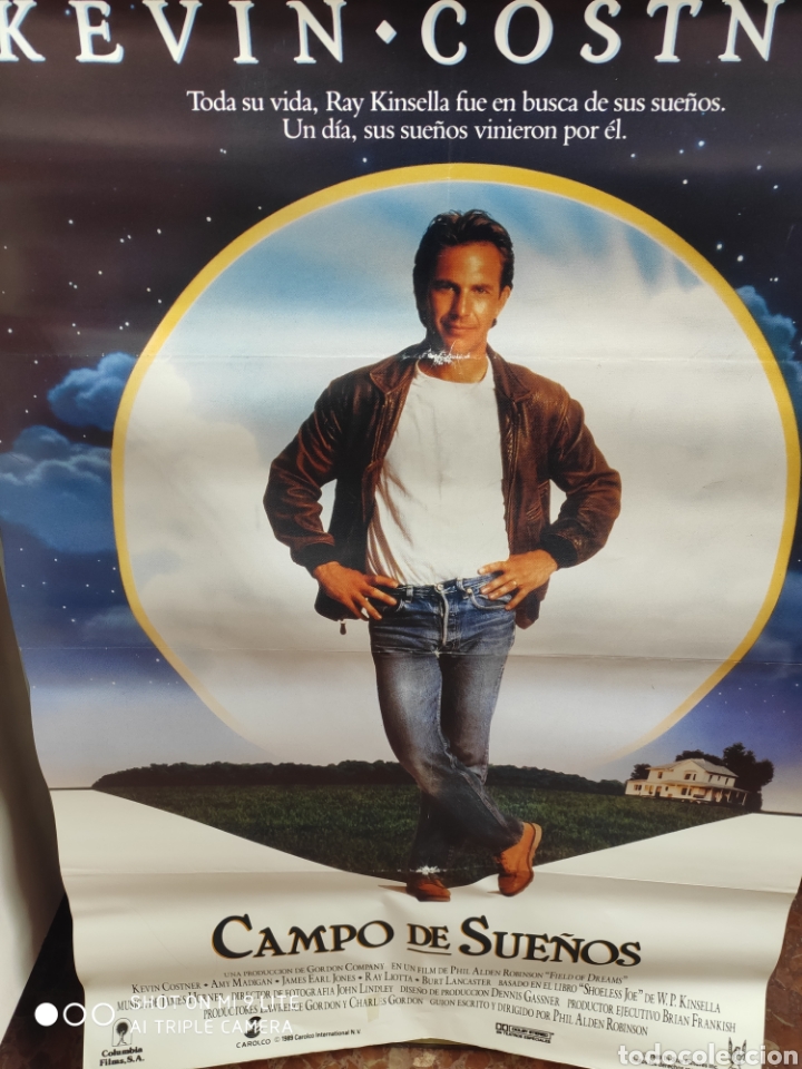 Cine: Cartel de CINE CAMPOS DE SUE&Ntilde;OS - Foto 1