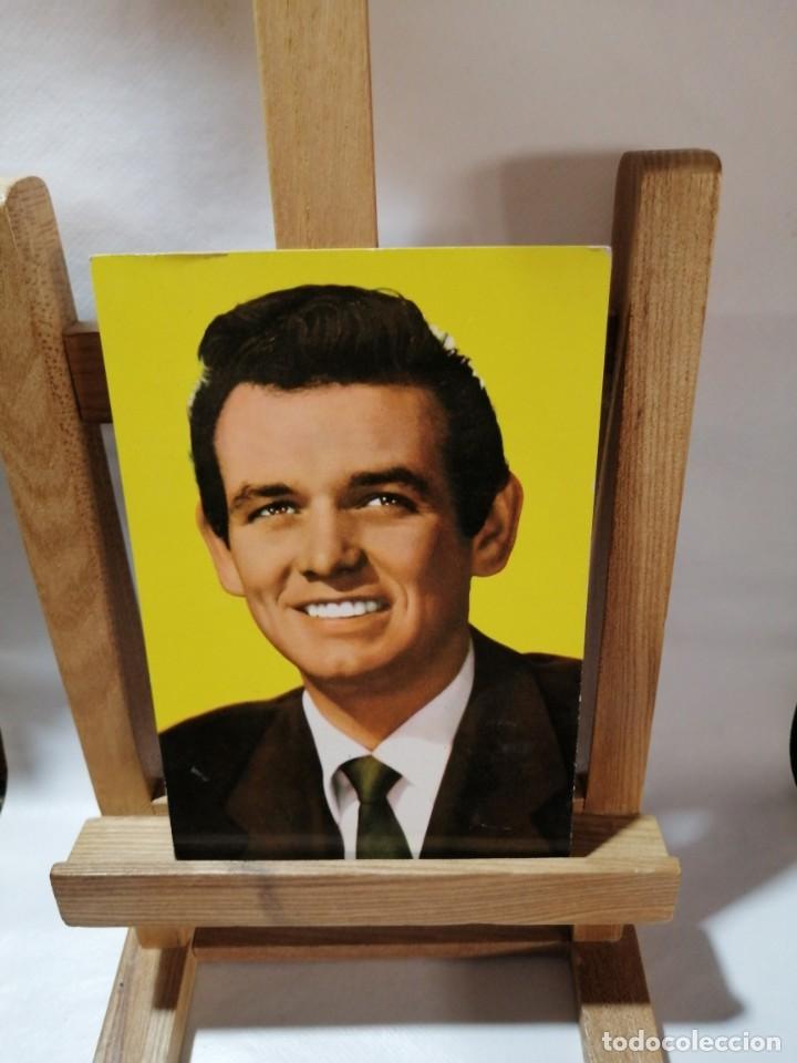 Cine: POSTAL DAVIN JANSSEN PROTAGONISTA DEL TELE. FILM EL FUGITIVO SIN CIRCULAR