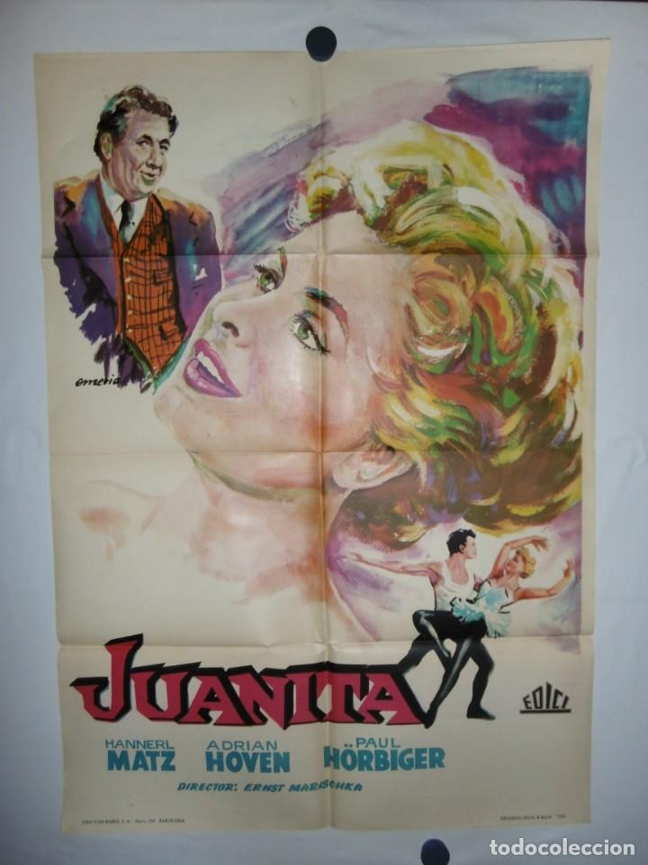Cine: JUANITA + 70 VECES 7 - 2 CARTELES - 100 X 70