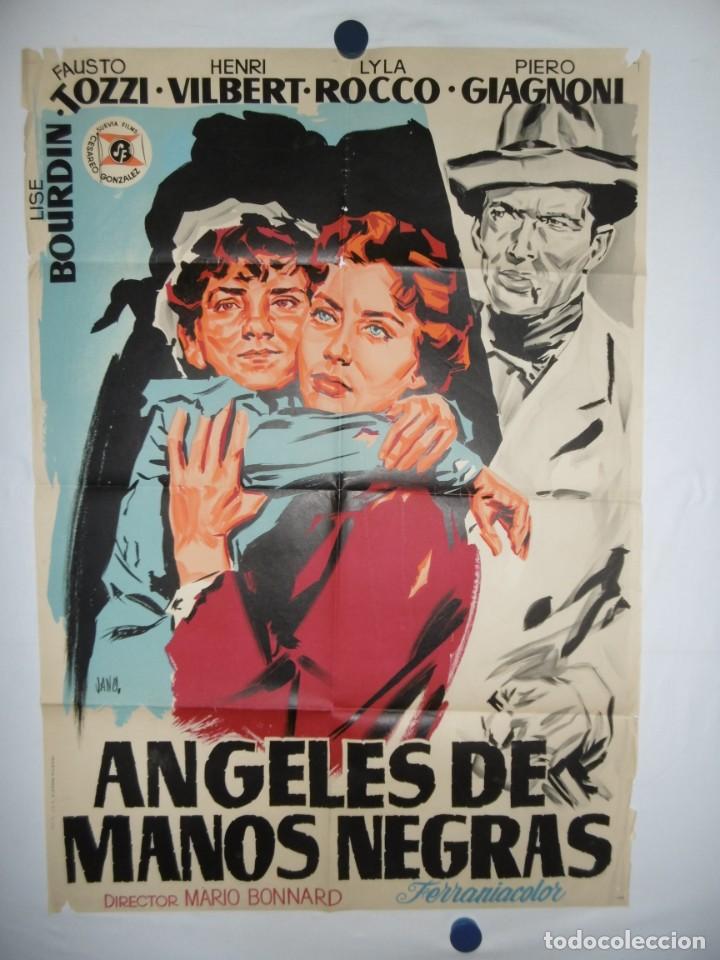 Cinema: ANGELES DE MANOS NEGRAS - 100 X 70 - LITOGRAFICO