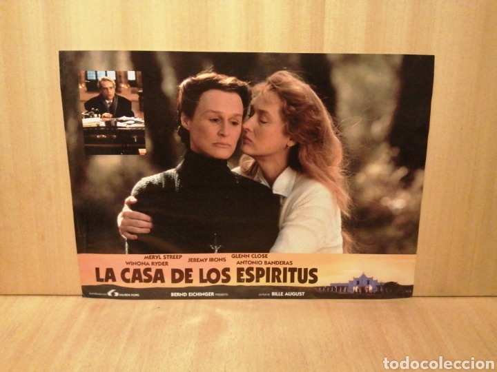 Cinema: Afiche. La casa de los esp&iacute;ritus. Meryl Streep. Glenin Close. Etc. Bille August.