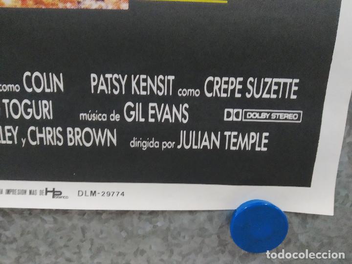 Cine: Principiantes, Absolute Beginners. DAVID BOWIE, Eddie OConnell, Patsy. POSTER ORIGINAL - Foto 4