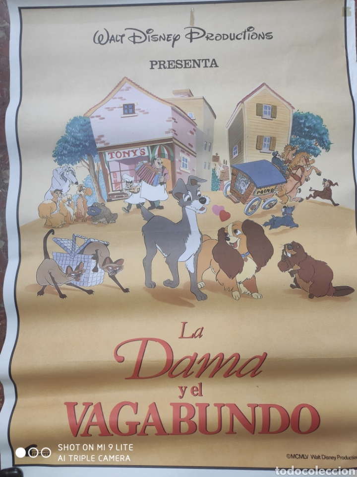 Cine: Cartel LA DAMA Y EL VAGABUNDO - Foto 1