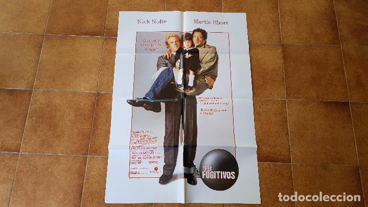 Cine: POSTER CARTEL TRES FUGITIVOS (100 X 70 CMS. APROX.)