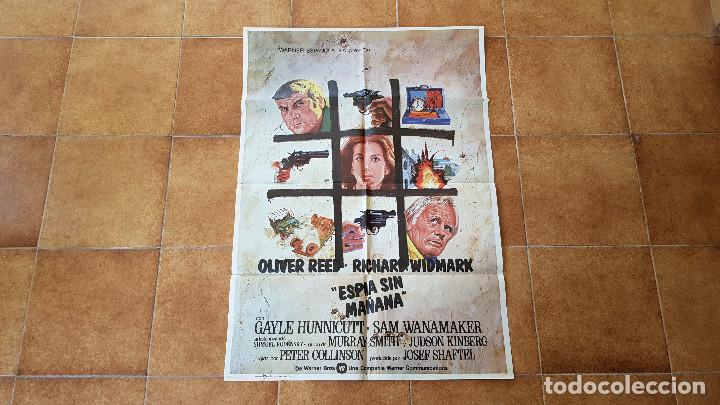 Cinema: POSTER CARTEL ESPIA SIN MA&Ntilde;ANA (100 X 70 CMS. APROX.) 1977