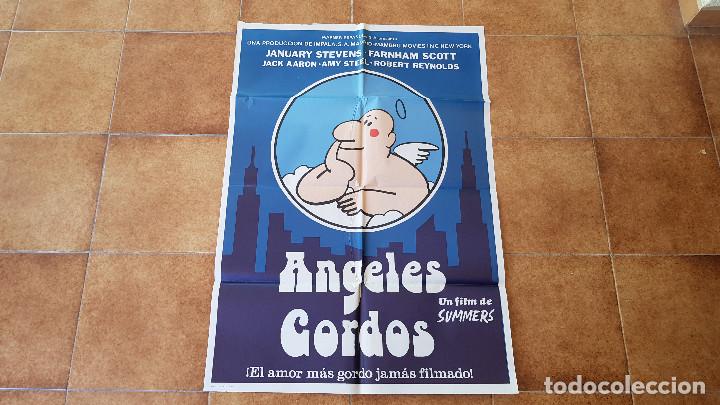Cinema: POSTER CARTEL ANGELES GORDOS (100 X 70 CMS. APROX.) 1980