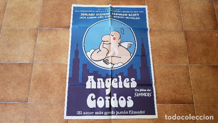 Cinema: POSTER CARTEL ANGELES GORDOS (100 X 70 CMS. APROX.) 1980