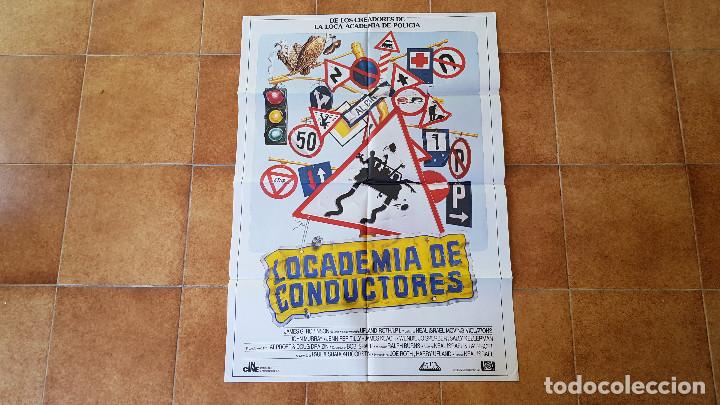 Cinema: POSTER CARTEL LOCADEMIA DE CONDUCTORES (100 X 70 CMS. APROX.) 1985