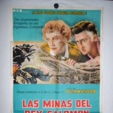 Cine: LAS MINAS DEL REY SALOMÓN - 1950 - 110 X 75. Lote 217127998
