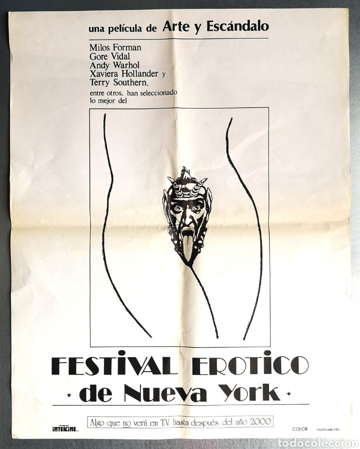 Cinema: FESTIVAL ER&Oacute;TICO DE NUEVA YORK - 47x60