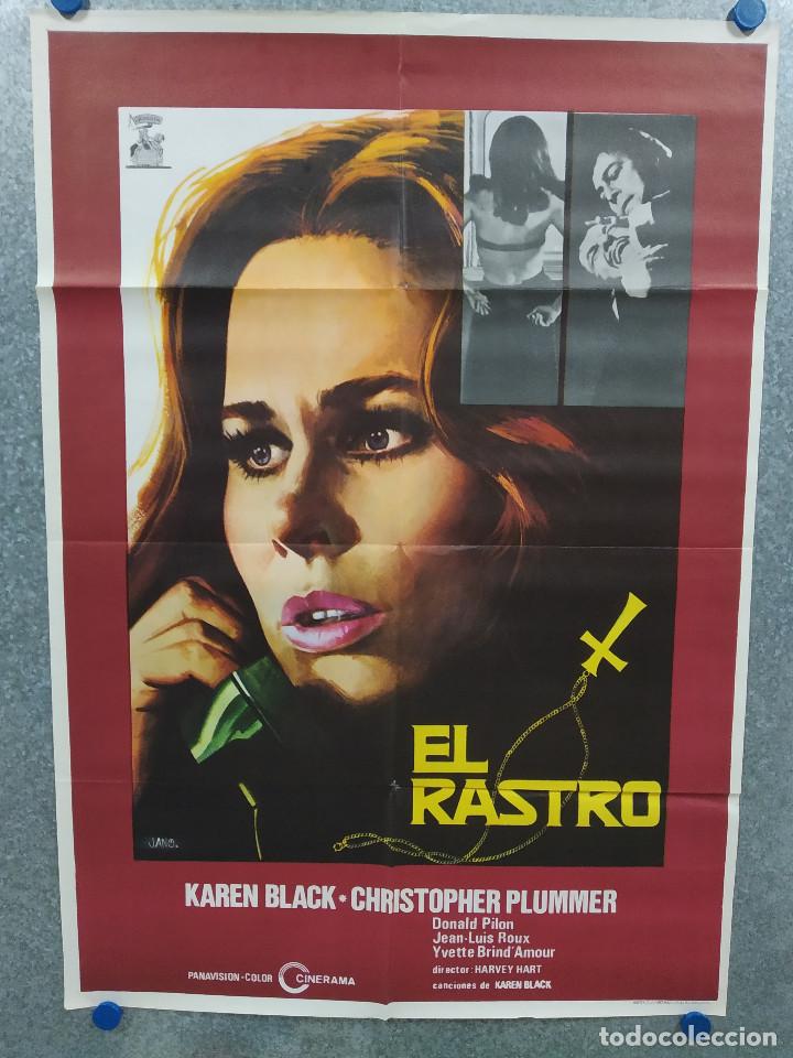 Cinema: El rastro Karen Black, Christopher Plummer A&Ntilde;O 1976. POSTER ORIGINAL