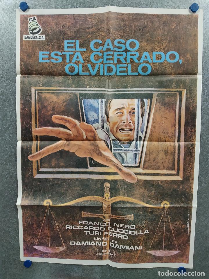 Cinema: El caso est&aacute; cerrado, olv&iacute;delo Franco Nero, Georges Wilson . POSTER ORIGINAL