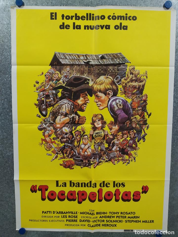 Cinema: La banda de los tocapelotas. Patti D'Arbanville, Michael Biehn, Tony Rosato A&Ntilde;O 1980 POSTER ORIGINAL