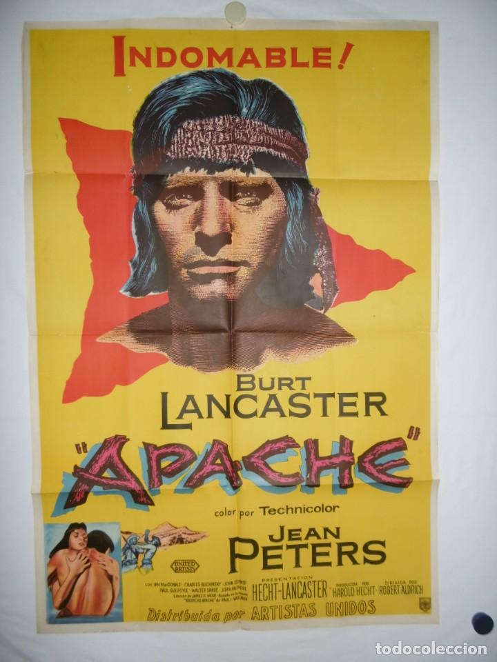 Cine: APACHE - 1954 - 110 x 75 - LITOGRAFICO - Foto 1