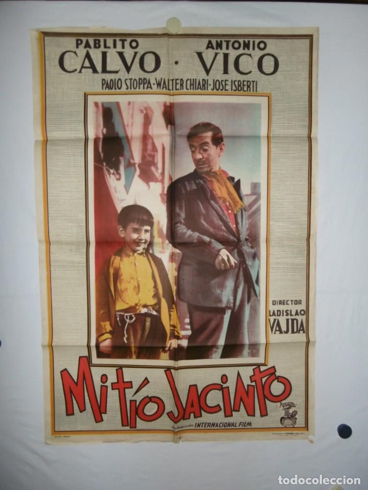 Cinema: mi tio jacinto - 110 x 75 - 1954 - LITOGRAFICO -